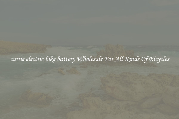 currie electric bike battery Wholesale For All Kinds Of Bicycles