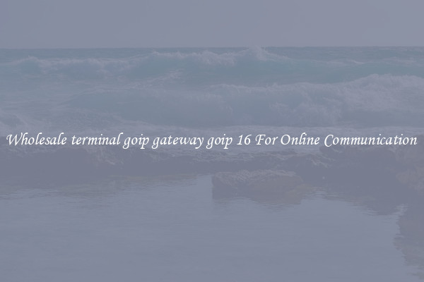 Wholesale terminal goip gateway goip 16 For Online Communication 