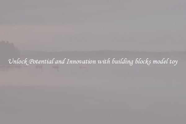 Unlock Potential and Innovation with building blocks model toy 