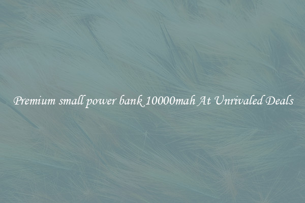 Premium small power bank 10000mah At Unrivaled Deals