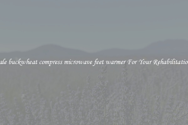 Wholesale buckwheat compress microwave feet warmer For Your Rehabilitation Needs