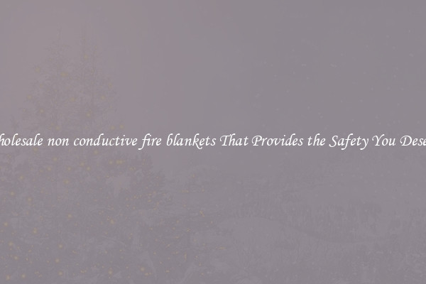 Wholesale non conductive fire blankets That Provides the Safety You Deserve