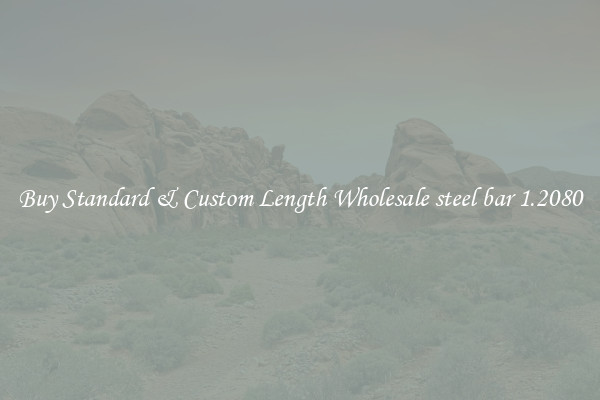 Buy Standard & Custom Length Wholesale steel bar 1.2080